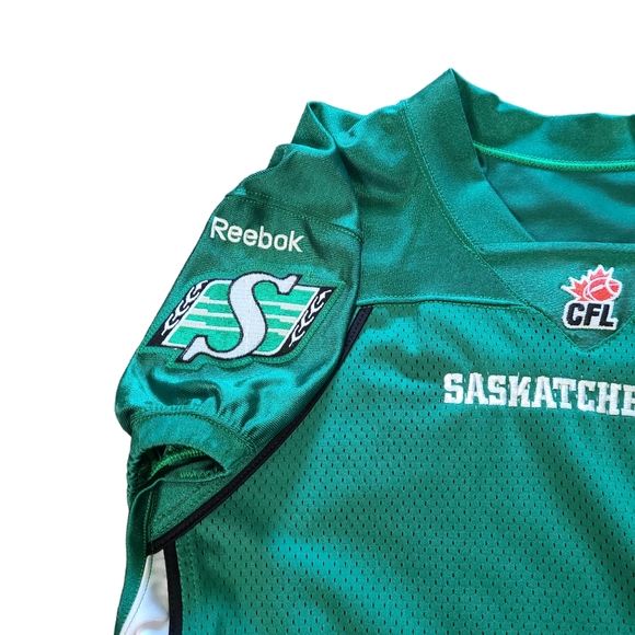 Reebok Saskatchewan Rough Riders Jersey Canadaian Football League Apparel Smalp - Picture 11 of 13